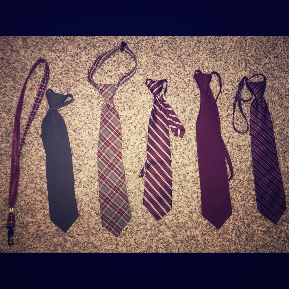 Challenger ScholarWear Boys Ties set of 5